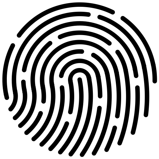 stylized fingerprint